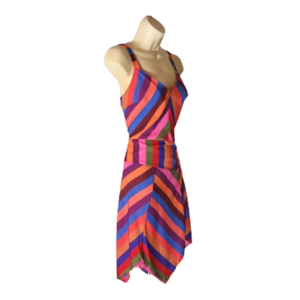 A New Day Dress Handkerchief Sleeveless  Pink Size XS - Picture 4 of 17